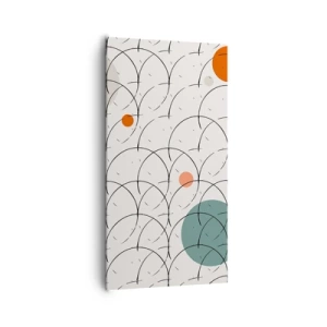 Lærredstryk - Billede på lærred - I popkunstens ånd - 65x120 cm