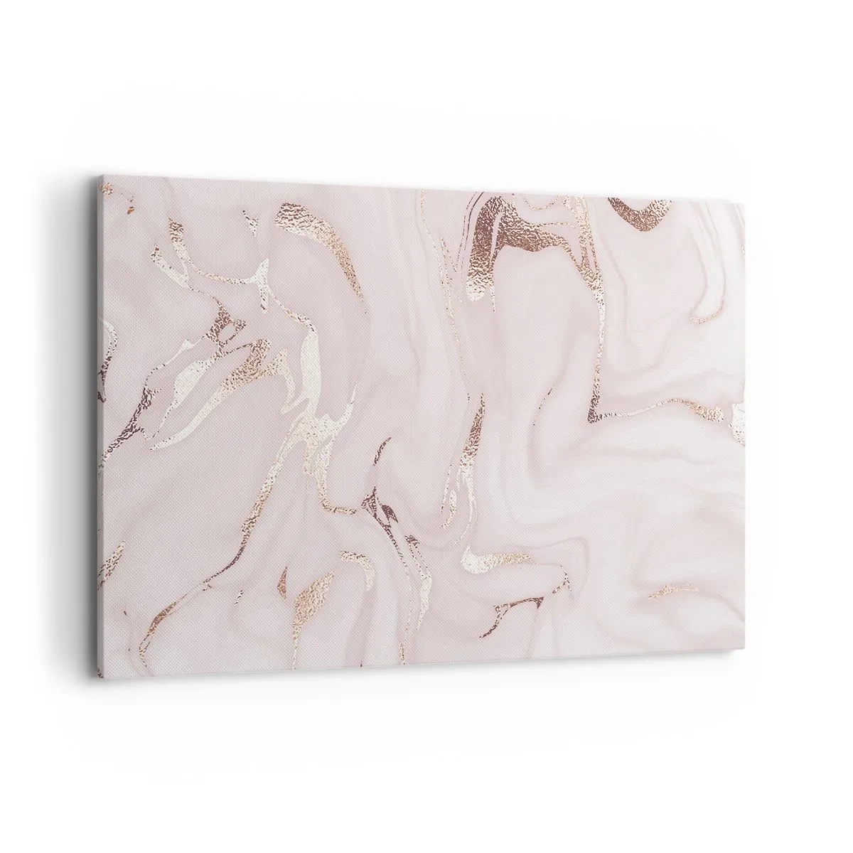 Lærredstryk - Billede på lærred - I et lyserødt tørklæde - 120x80 cm