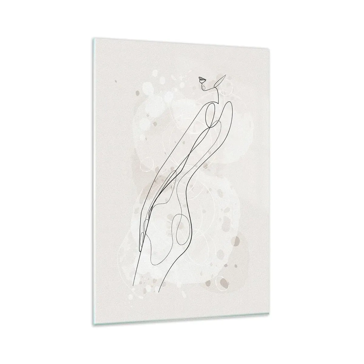 Billede på glas - At forvilde sig med blikket - 80x120 cm