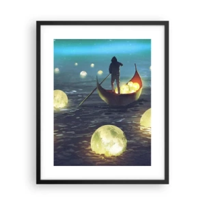 Plakat i sort ramme - Ting, som filosoffer aldrig har drømt om - 40x50 cm