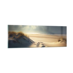 Billede på glas - Beroligende landskab - 90x30 cm