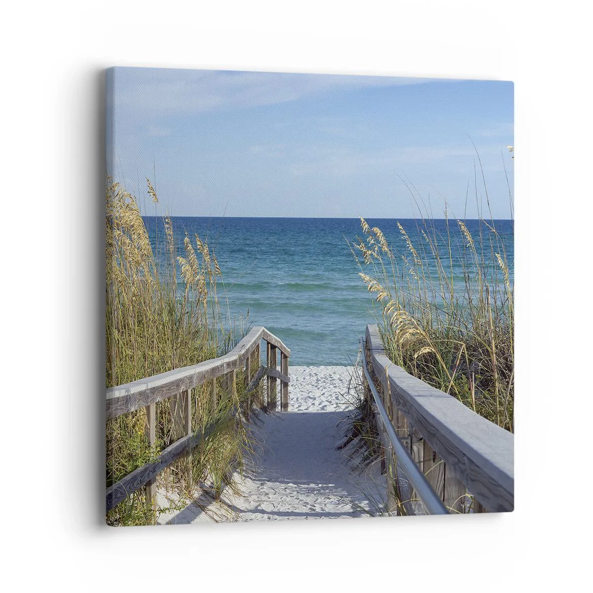 Lærredstryk - Billede på lærred - I solen, i vinden - 40x40 cm