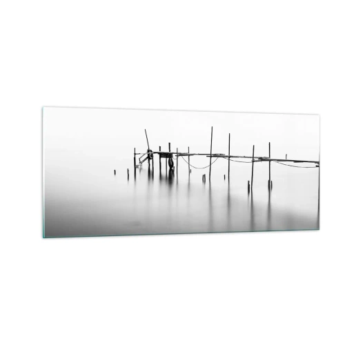 Billede på glas - Hvad nu, hvis verden ikke eksisterer? - 100x40 cm