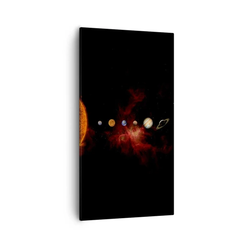 Lærredstryk - Billede på lærred - Vores nabolag - 55x100 cm