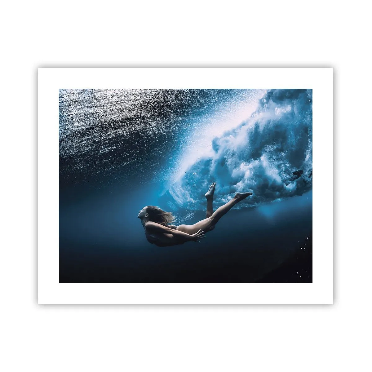 Plakat - Den moderne havfrue - 50x40 cm