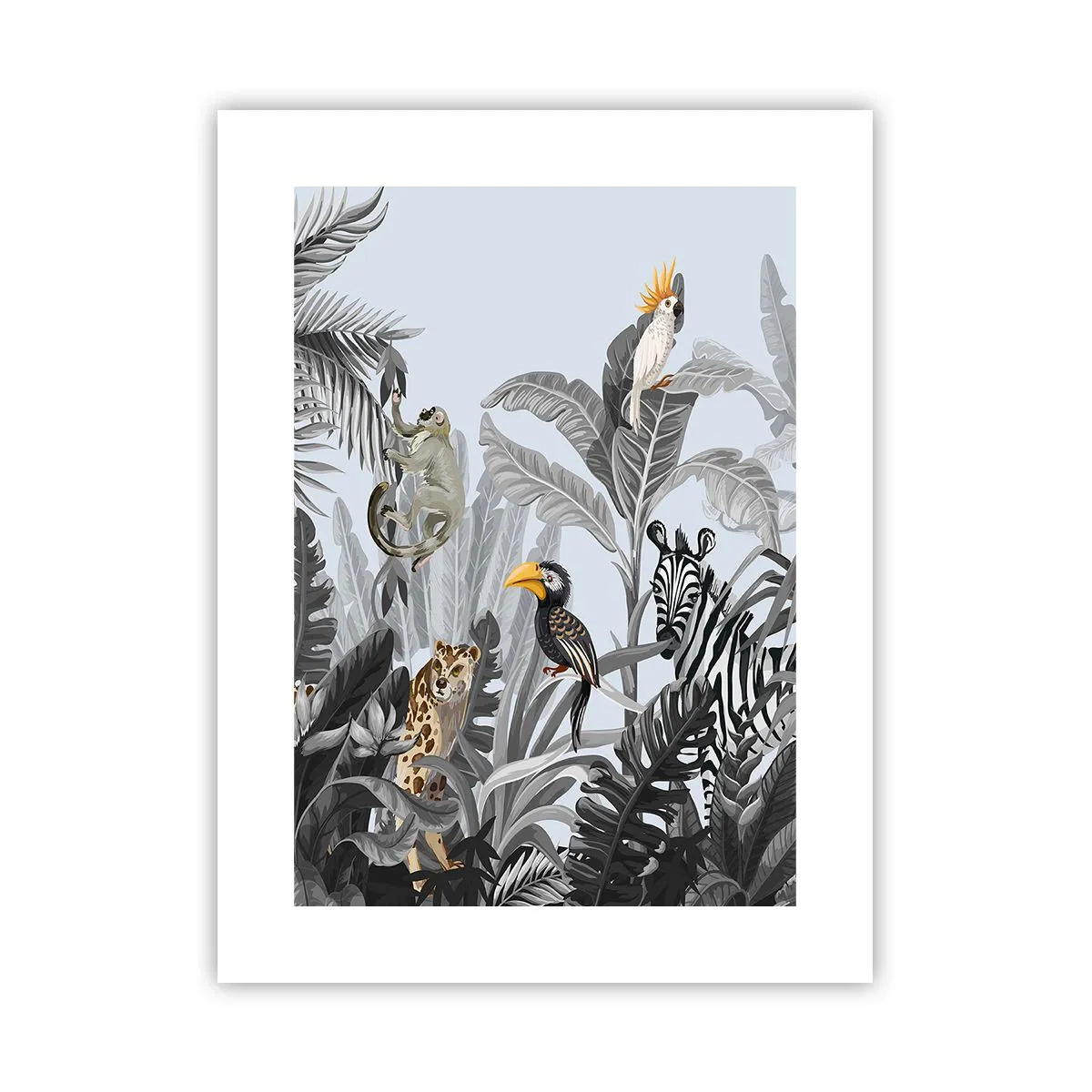 Plakat - En afrikansk fabel - 30x40 cm