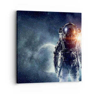 Lærredstryk - Billede på lærred - Et kosmisk eventyr - 30x30 cm