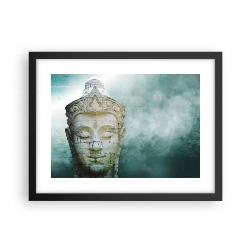 Plakat i sort ramme - På jagt efter lys - 40x30 cm