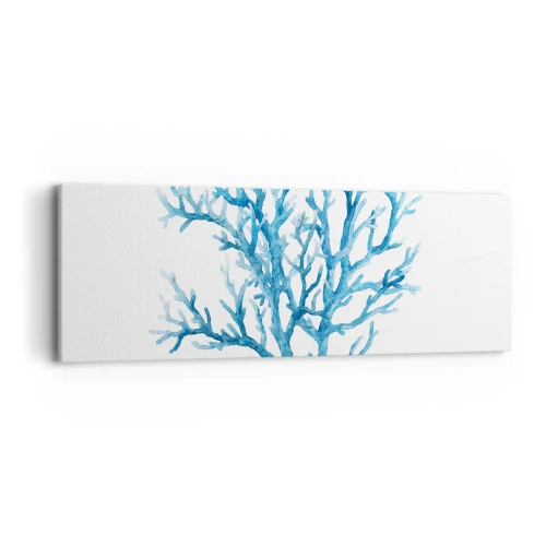 Lærredstryk - Billede på lærred - Marint filigran - 90x30 cm