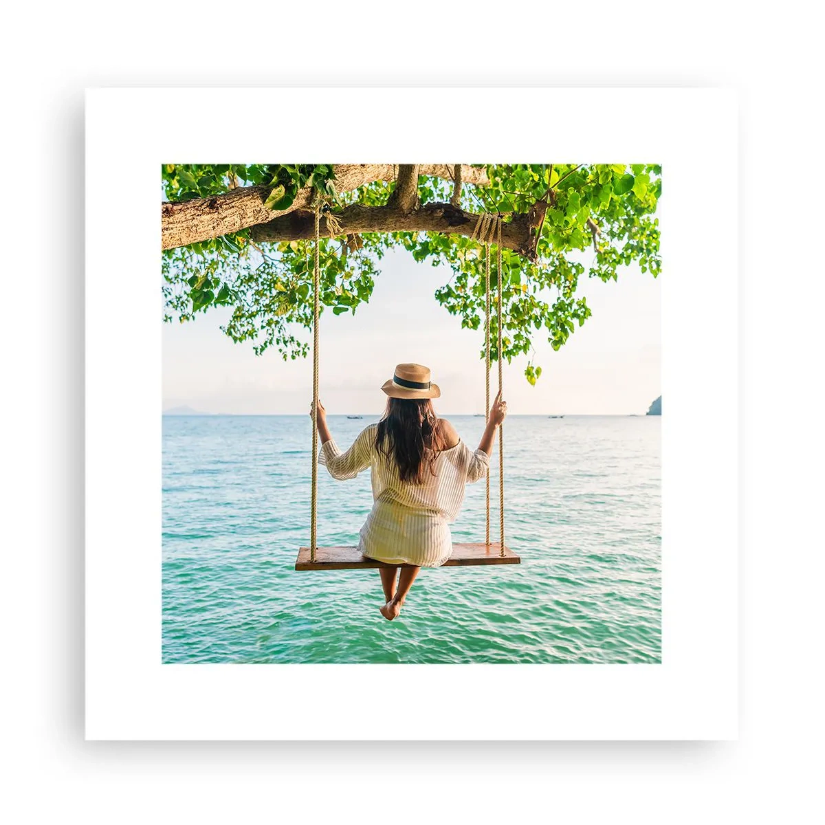 Plakat - Livet er smukt - 30x30 cm