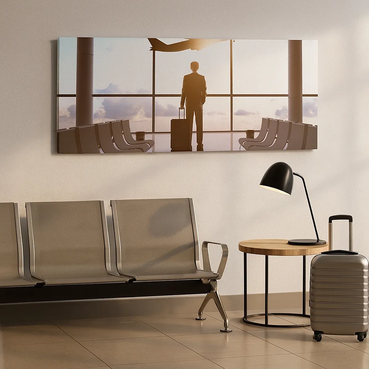 Lærredstryk - Billede på lærred - Du har tid, sæt farten ned - 30x30 cm