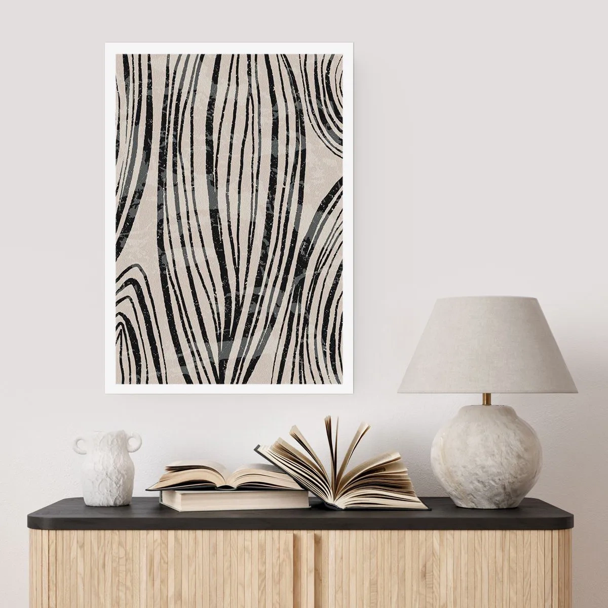 Plakat - Et spild af linjer - 40x50 cm