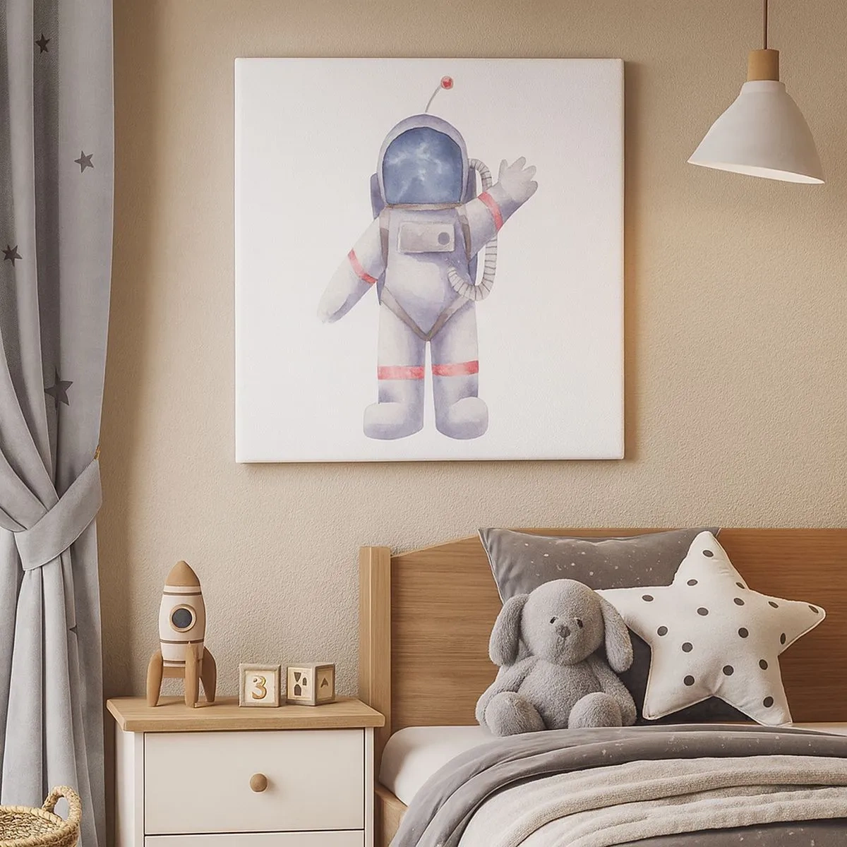 Lærredstryk - Billede på lærred - Det er alt for nu! - 30x30 cm