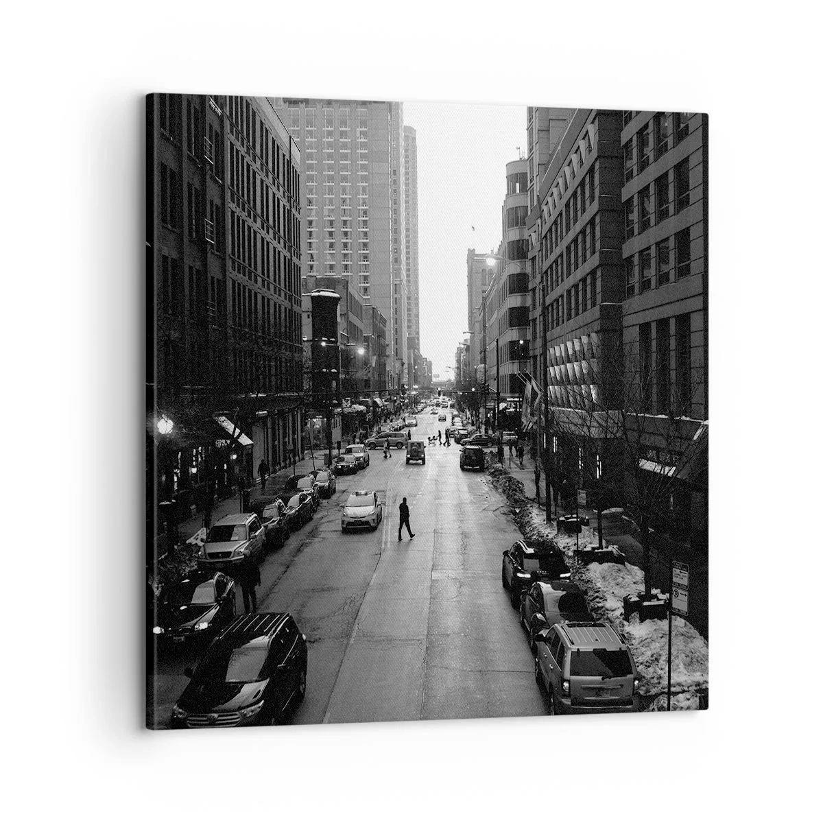 Lærredstryk - Billede på lærred - Endnu en dag som hver dag - 60x60 cm