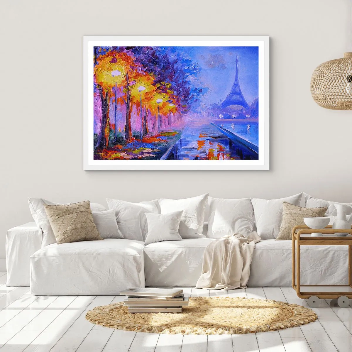 Plakat i hvid ramme - En drømmevandring - 50x40 cm