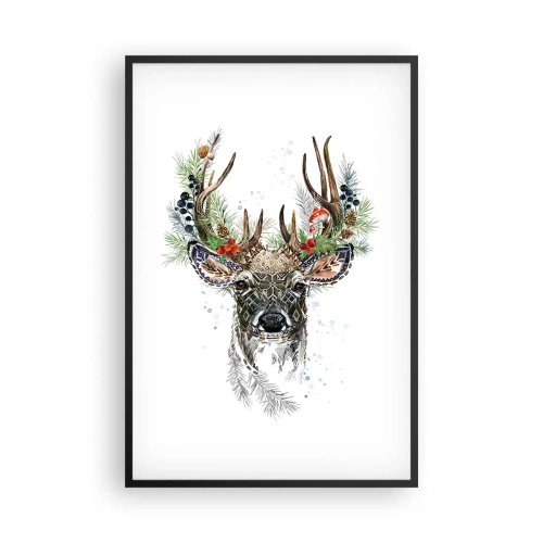 Plakat i sort ramme - I festlig påklædning - 61x91 cm