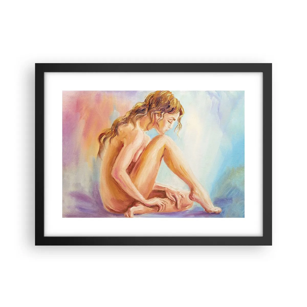 Plakat i sort ramme - Ungdomens handling - 40x30 cm