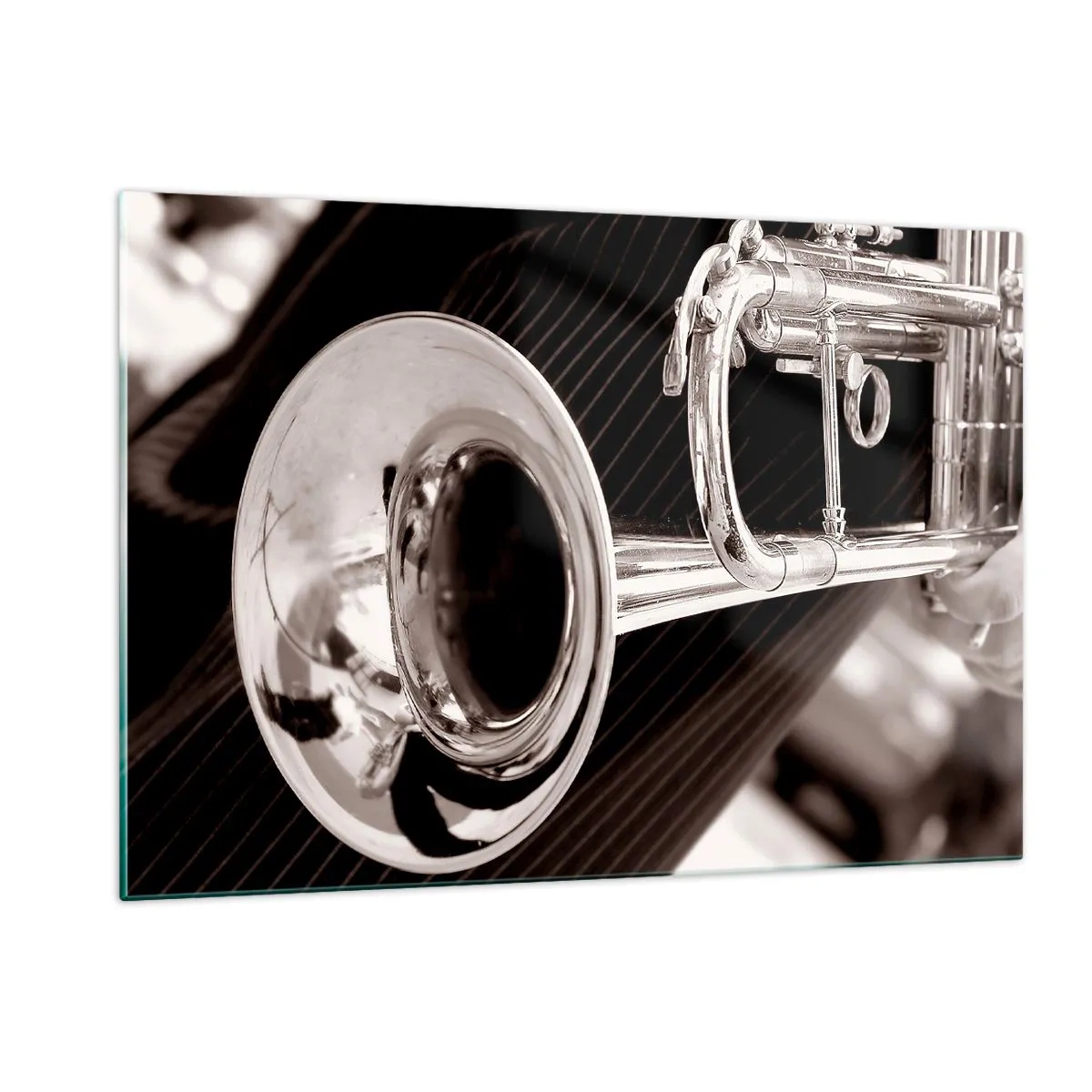 Billede på glas - En musikalsk rejse til 1930'erne. - 120x80 cm