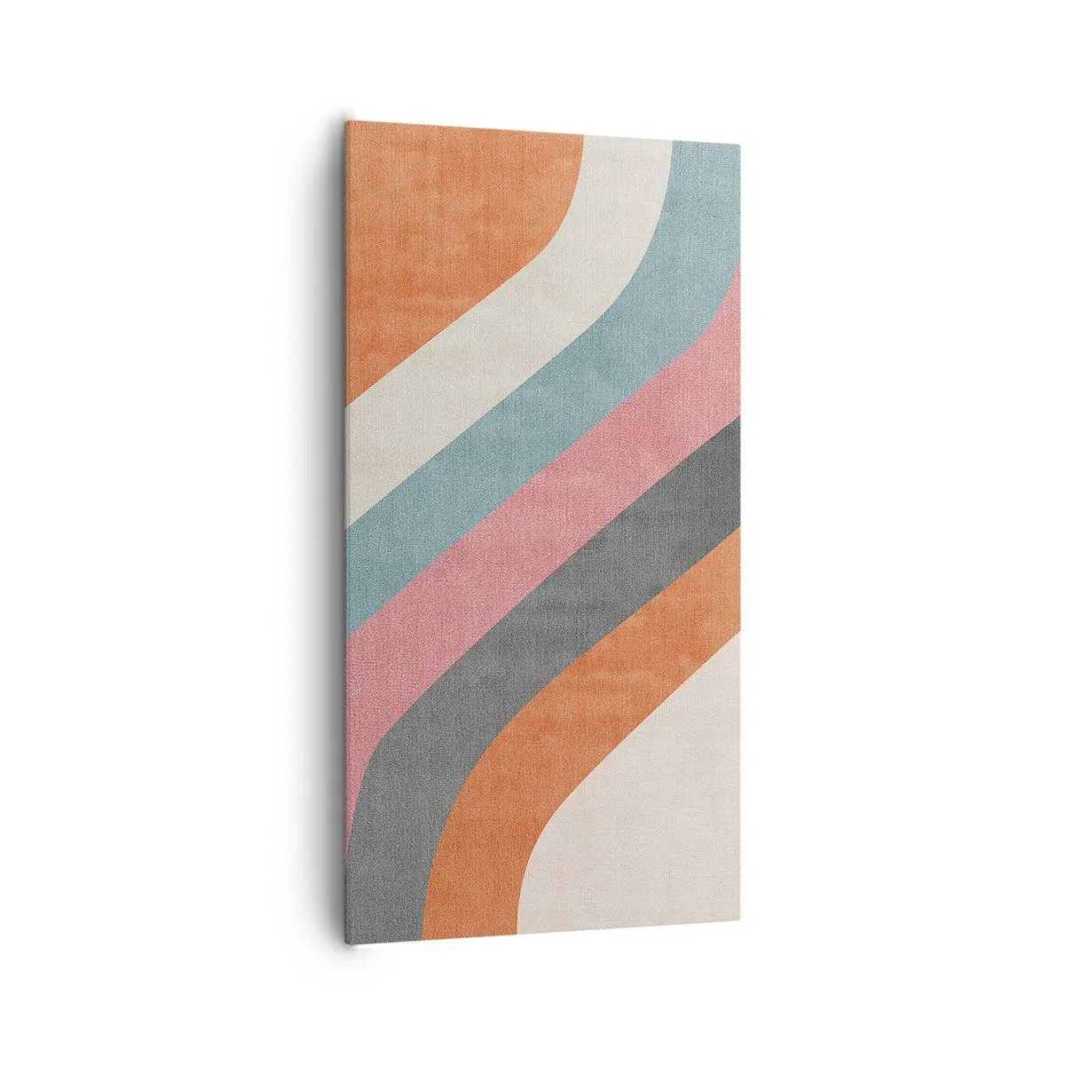 Lærredstryk - Billede på lærred - Diagonal komposition - bevægelse - 65x120 cm