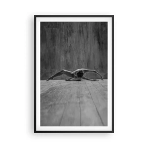 Plakat i sort ramme - Symmetri fundet - 61x91 cm