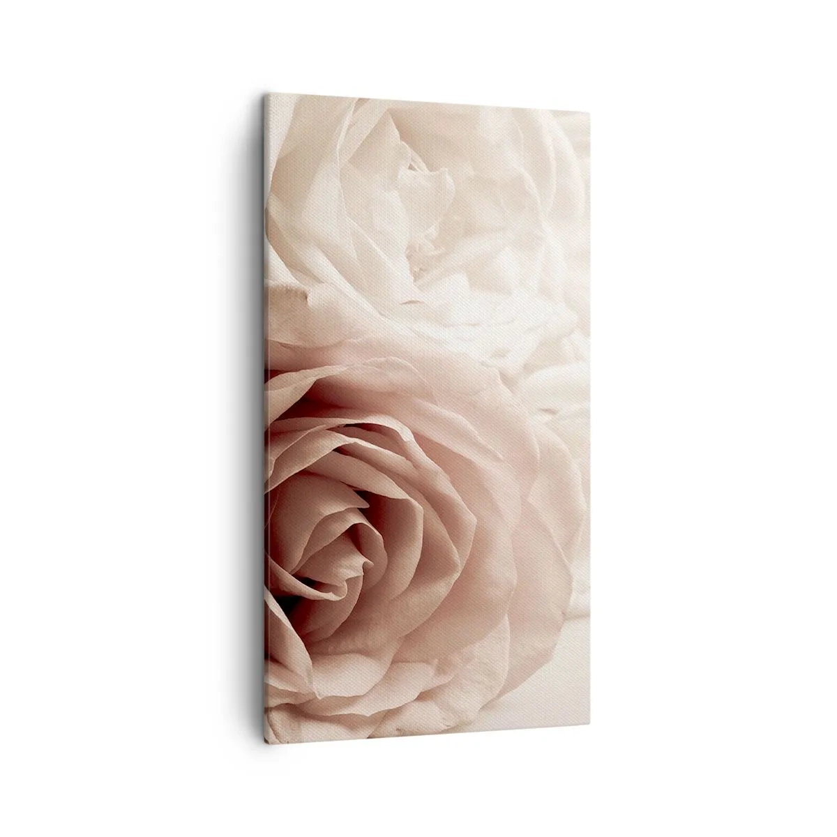 Lærredstryk - Billede på lærred - I rosens hjerte - 45x80 cm