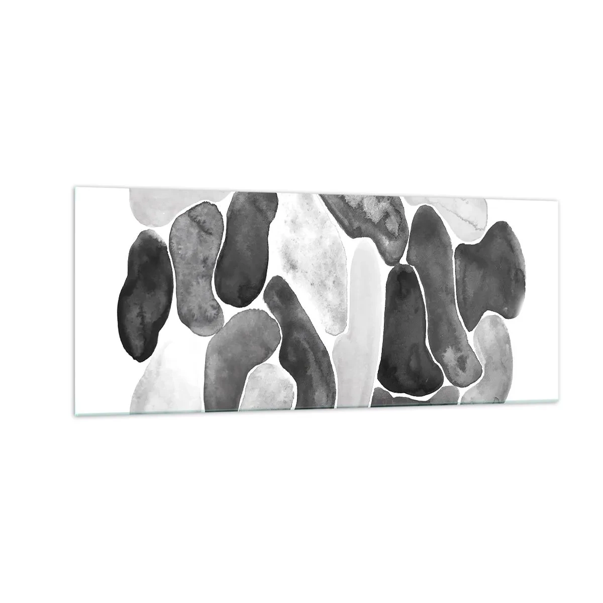 Billede på glas - Stenet abstraktion - 100x40 cm