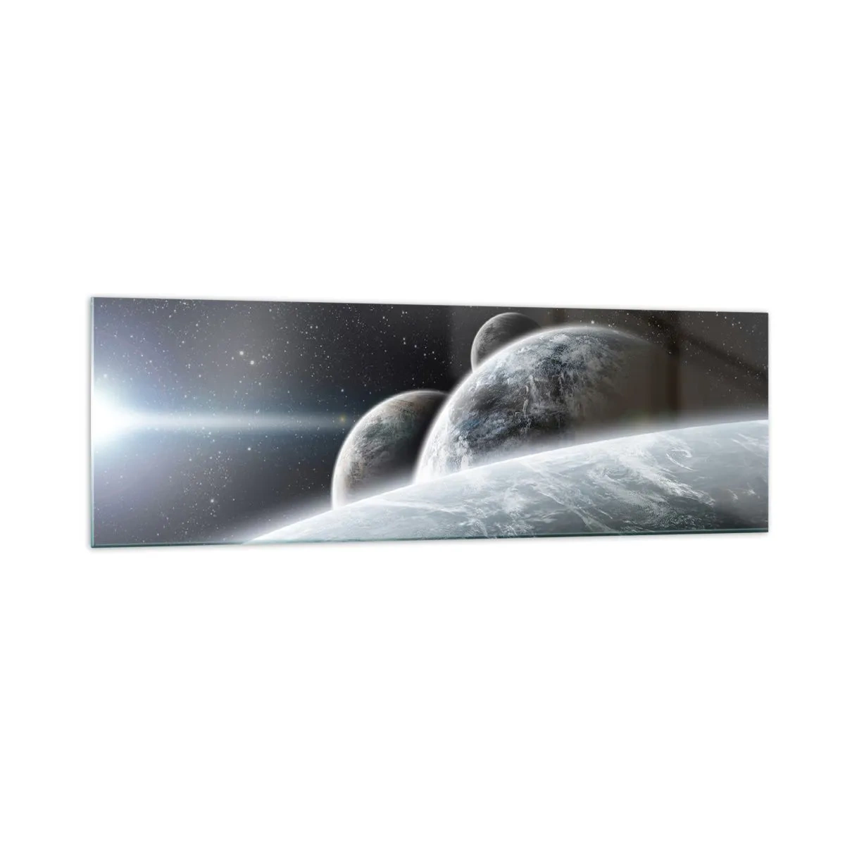 Billede på glas - Sfærernes kosmiske musik - 160x50 cm
