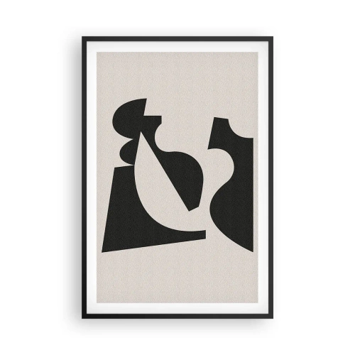 Plakat i sort ramme - Sammensæt din egen - 61x91 cm