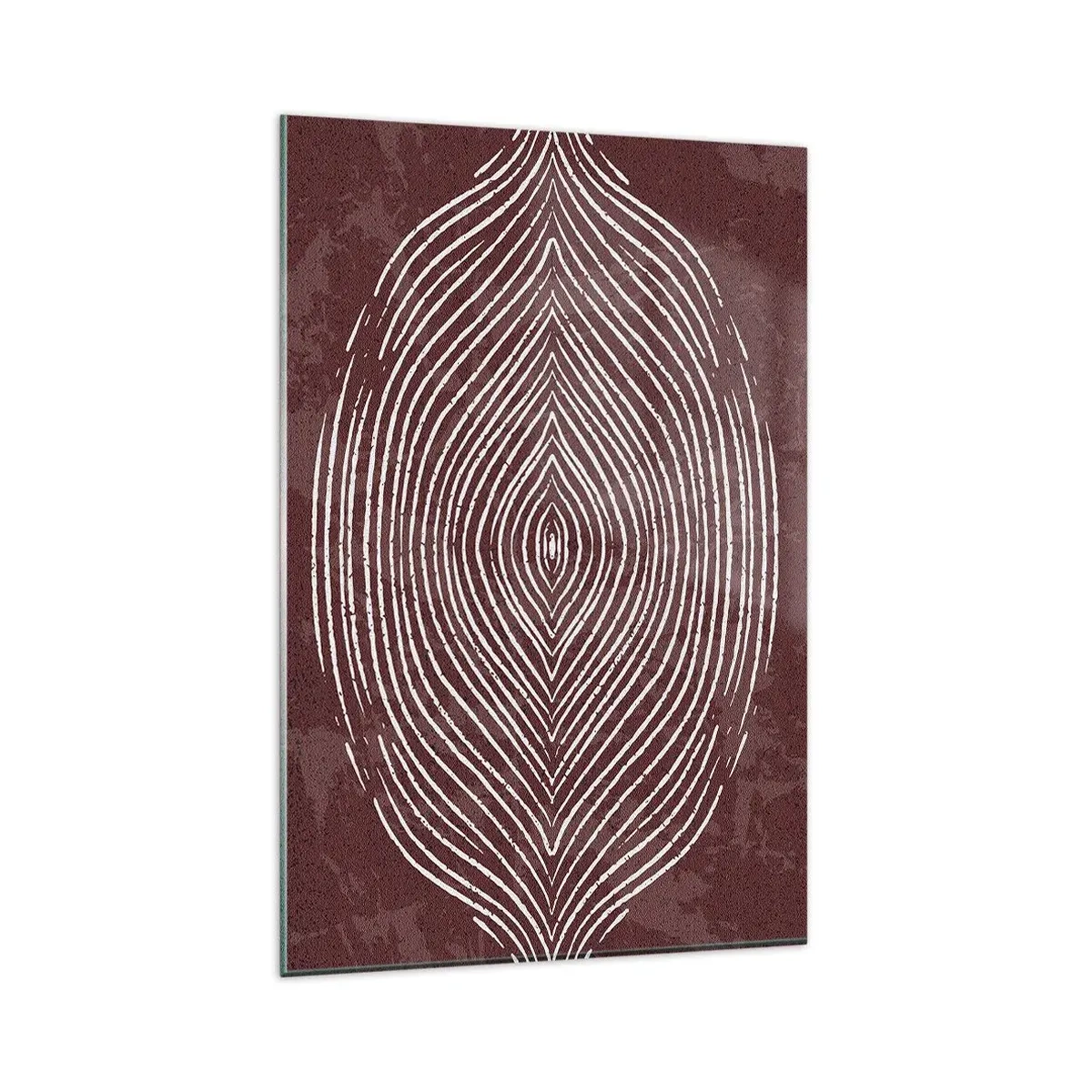 Billede på glas - Rummet taler - 80x120 cm