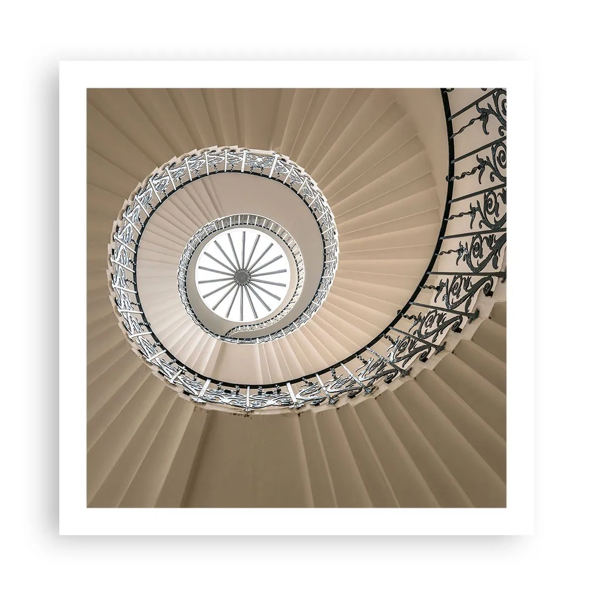 Plakat - I midten af en skal - 60x60 cm