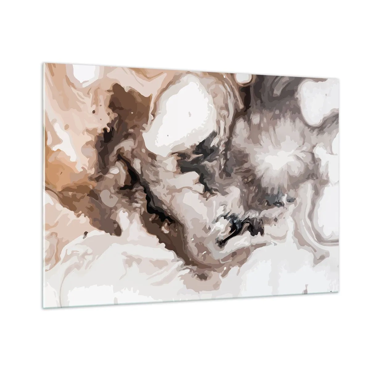 Billede på glas - En galakses fødsel - 100x70 cm