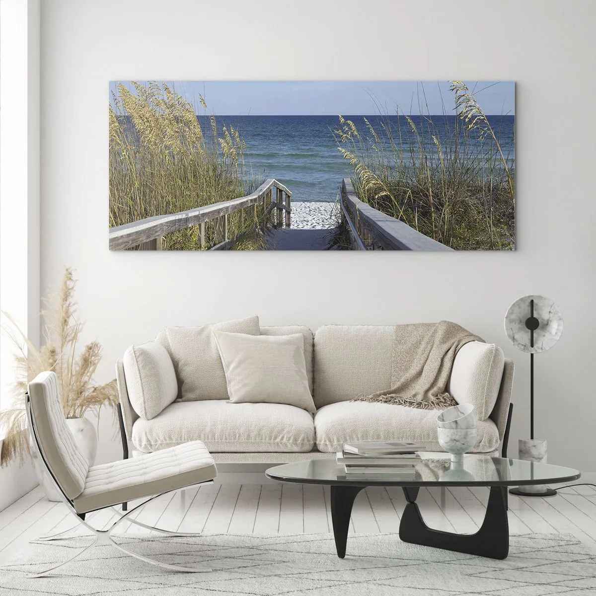 Billede på glas - I solen, i vinden - 160x50 cm