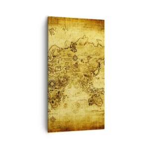 Lærredstryk - Billede på lærred - Mærkelig er denne verden - 55x100 cm