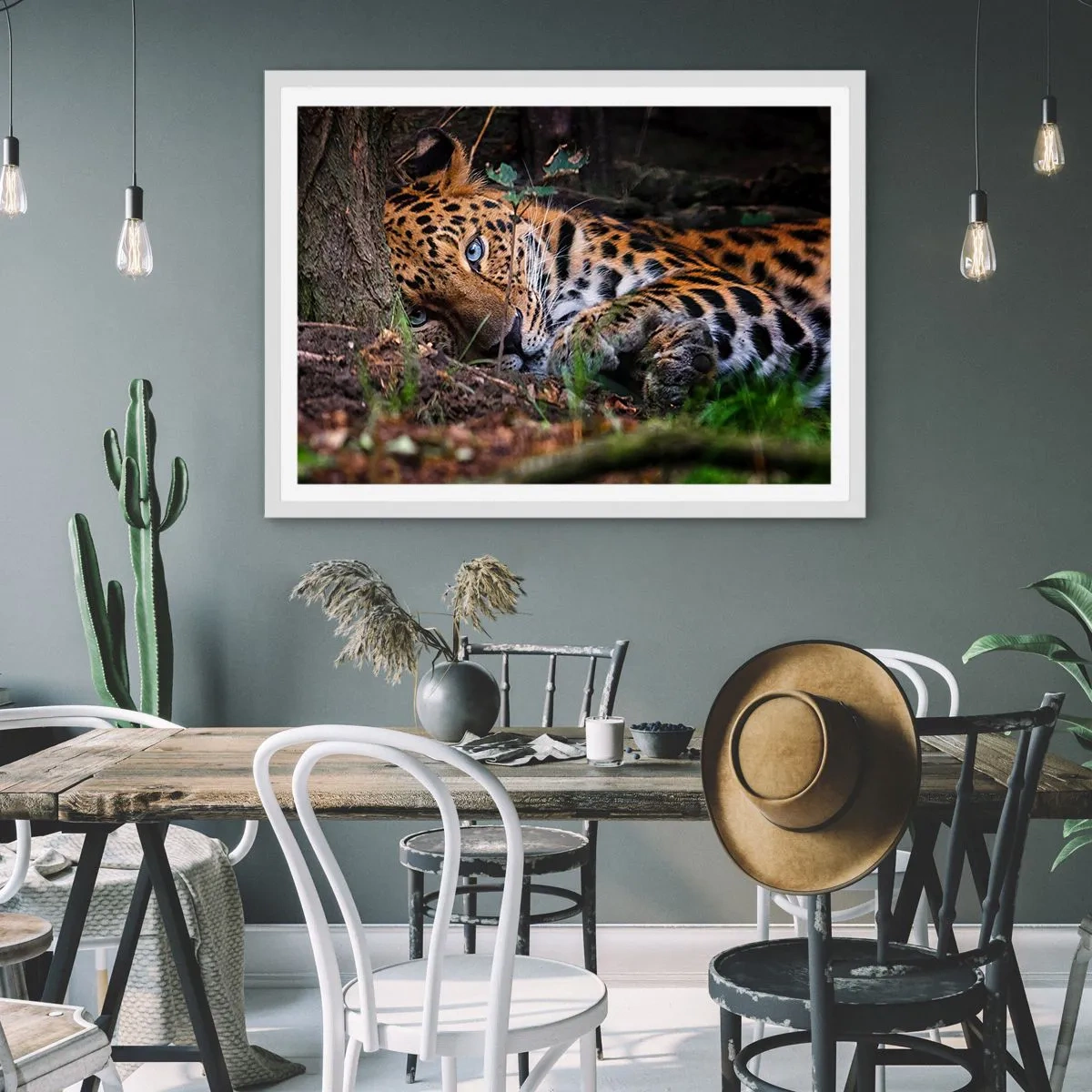 Plakat i hvid ramme - Stol på mig - 50x40 cm