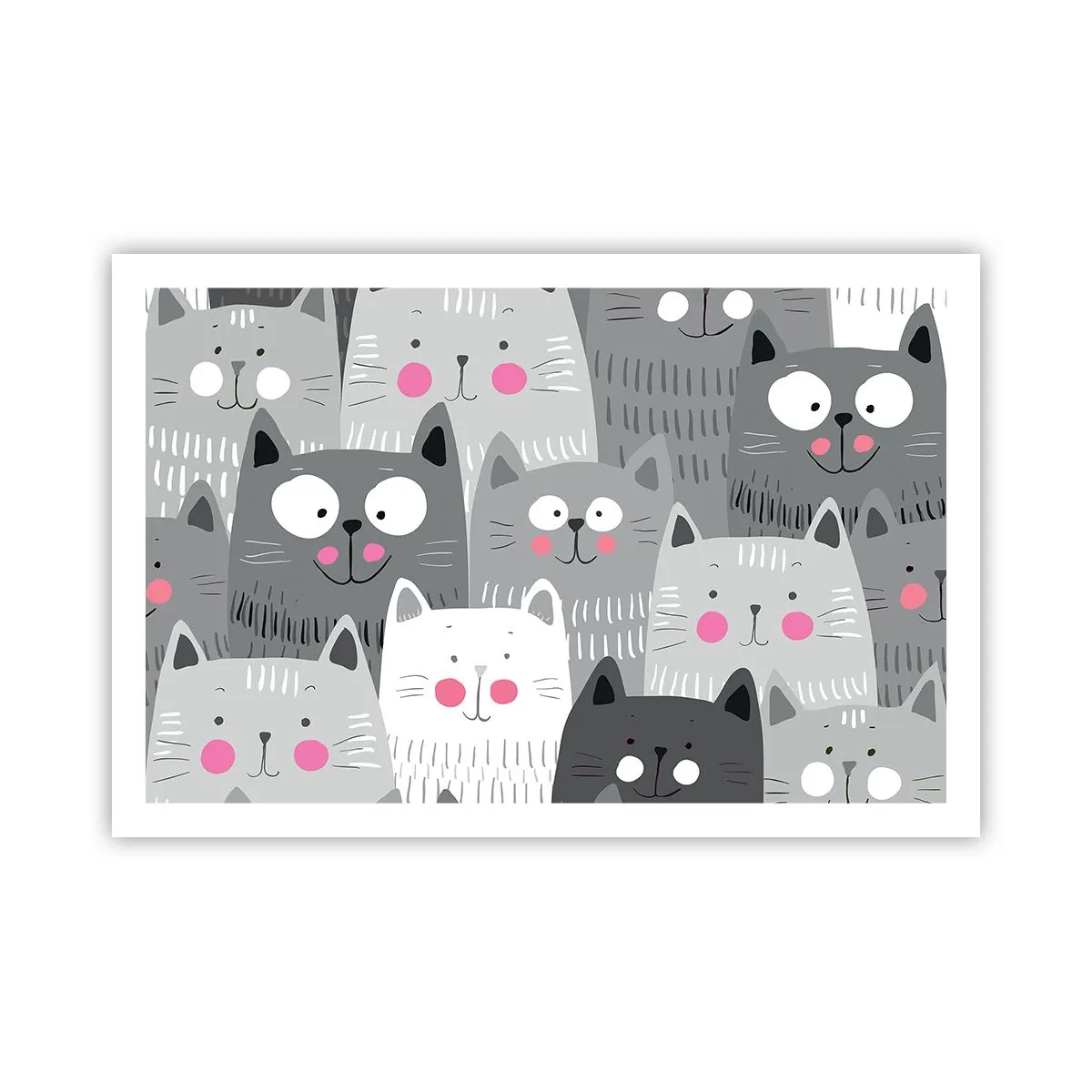 Plakat - Kattens verden - 91x61 cm