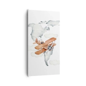 Lærredstryk - Billede på lærred - I den banebrydende ånd - 65x120 cm