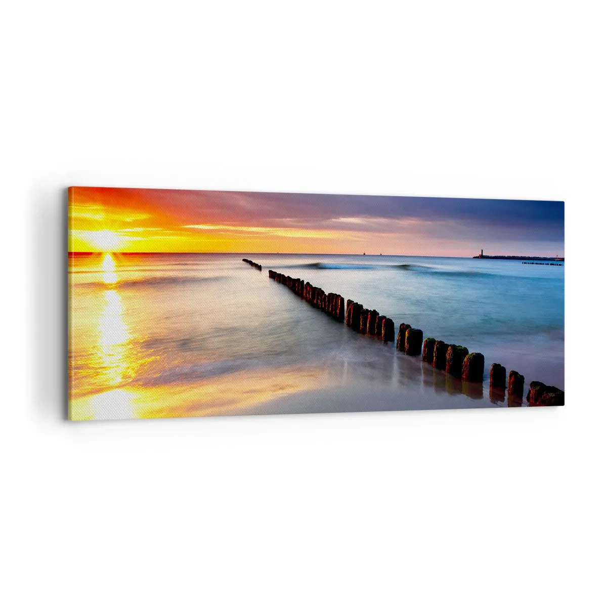 Lærredstryk - Billede på lærred - Lyt til stilheden - 100x40 cm