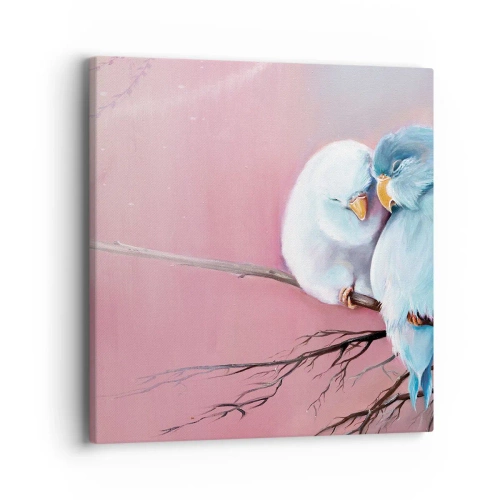 Lærredstryk - Billede på lærred - Hvad er der at tilføje?.... - 40x40 cm