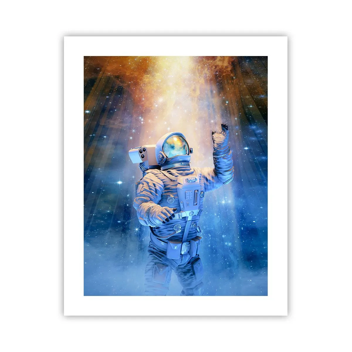 Plakat - Endelig på destinationen - 40x50 cm