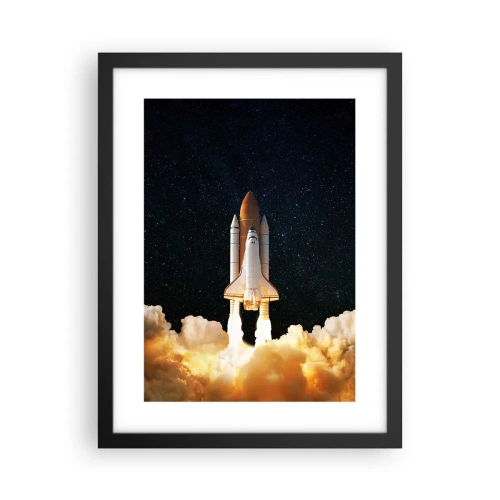 Plakat i sort ramme - Ad astra! - 30x40 cm