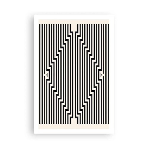 Plakat - Geometrisk illusion - 61x91 cm