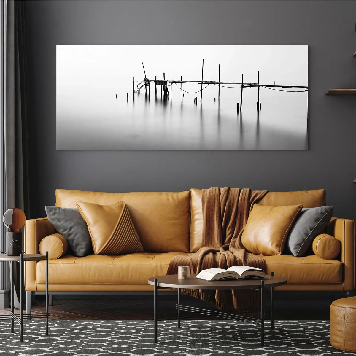 Billede på glas - Hvad nu, hvis verden ikke eksisterer? - 120x50 cm