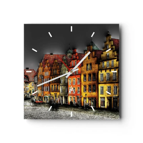 Vægur, Uret - Det eneste, der mangler, er en fortryllet hestevogn - 40x40 cm