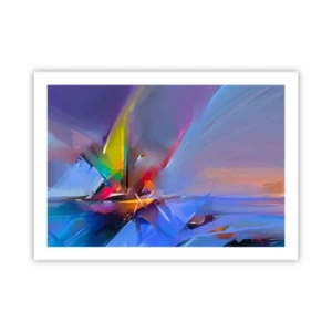 Plakat - Propeller som en fugl - 70x50 cm