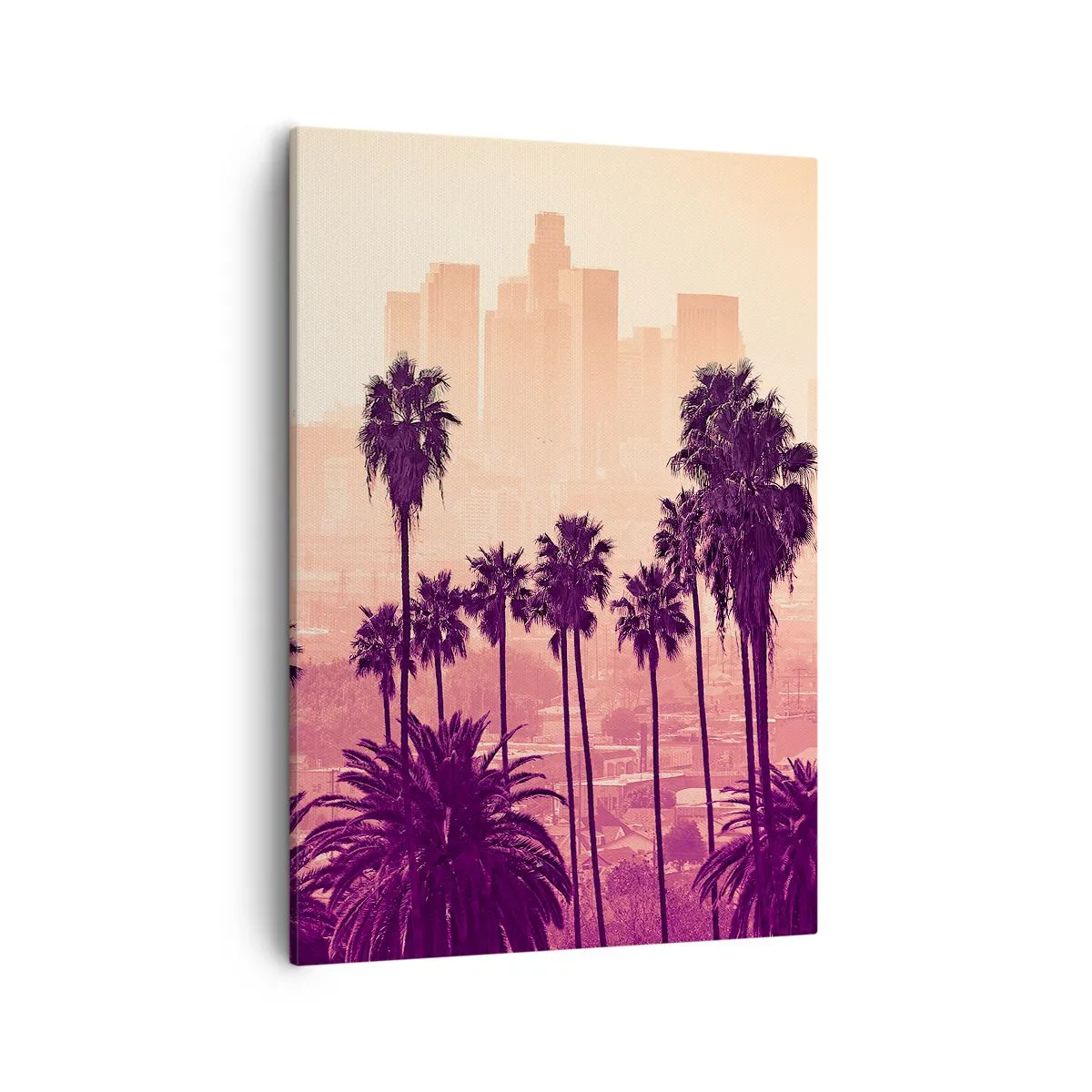 Lærredstryk - Billede på lærred - Landskab i Californien - 50x70 cm