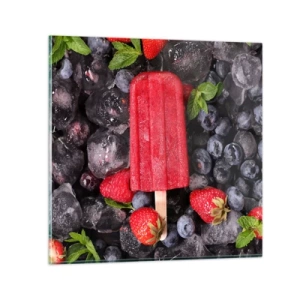 Billede på glas - En smag af varm sommer - 60x60 cm