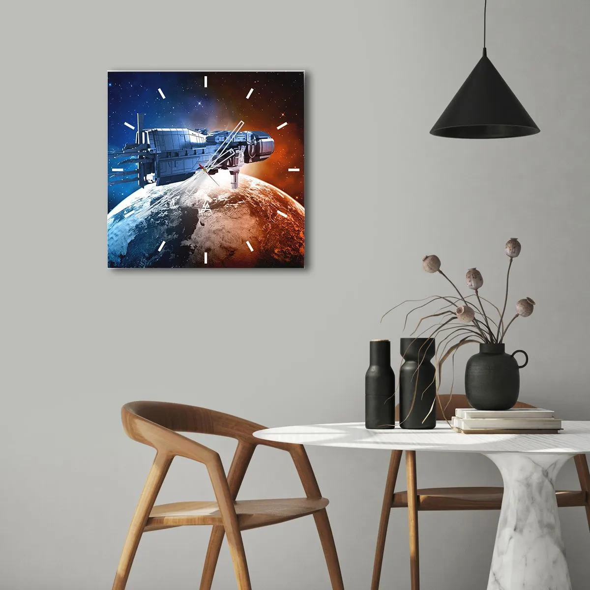 Vægur, Uret - Forsigtig observatør - 30x30 cm