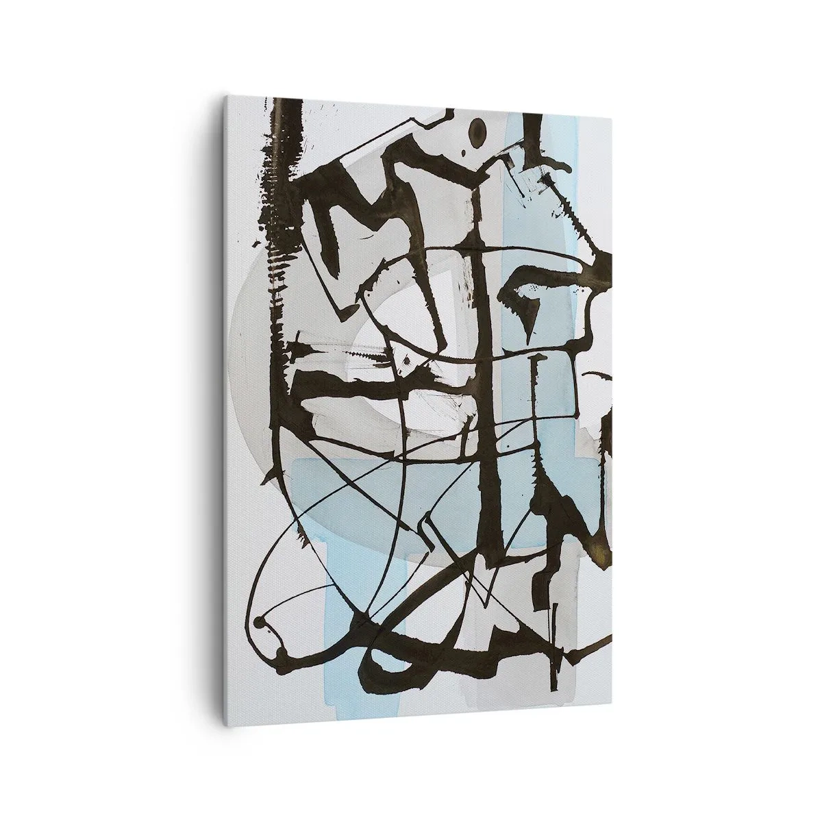 Lærredstryk - Billede på lærred - Ikke desto mindre blå - 70x100 cm