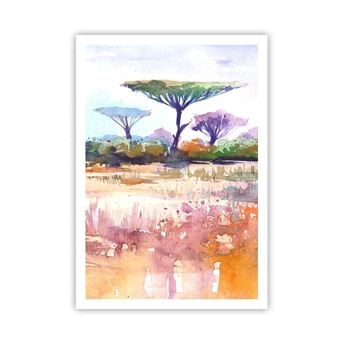 Plakat - Savannens farver - 70x100 cm