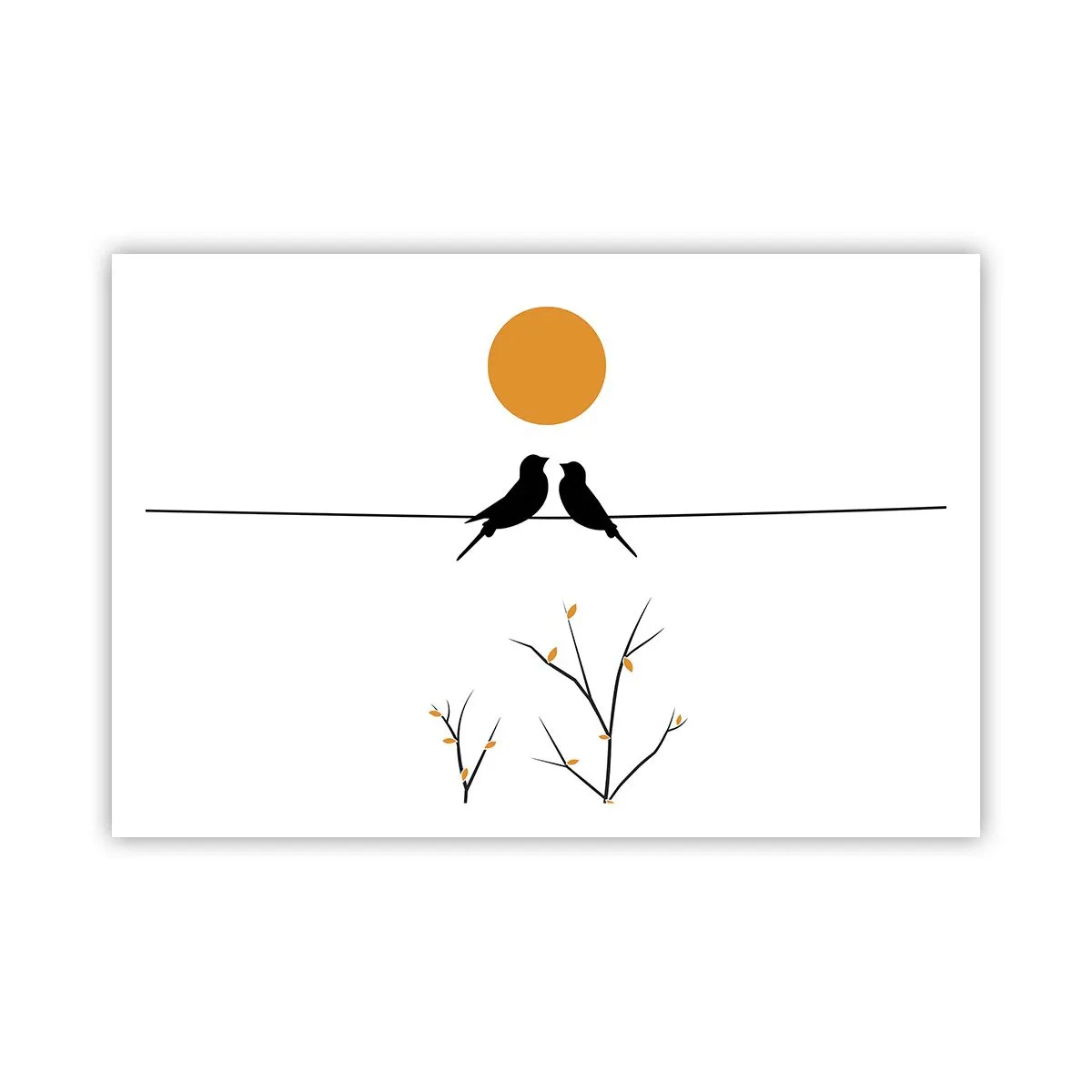 Plakat - Nattergal - 91x61 cm